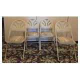XL Fanback Folding Chairs (4)
