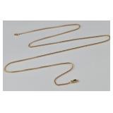 14k Italian Gold Box Chain