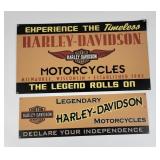 Harley Davidson Tin Advertising Signs