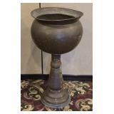Antique Chinese Bronze Pedestal Jardiniere/Planter