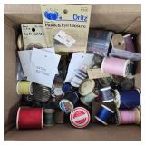 Thread, Buttons, Needles +