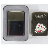 Sailor Jerry & Black Ice Zippo Lighters