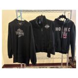 Womenï¿½s Harley Davidson Sweatshirts & Vest (L)