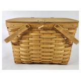 Longaberger Picnic Basket w/ Lid