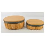 Longaberger Shaker Stackable Harmony Home Baskets