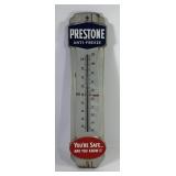 1950ï¿½s PRESTONE Anti-Freeze Porcelain Thermometer