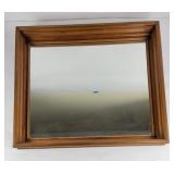 Deep Framed Wood Mirror