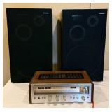 Pioneer SX-580 Stereo Receiver & Speakers