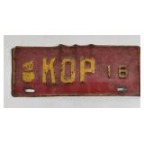 WWII Indiana Kingsbury Ordinance Plant License