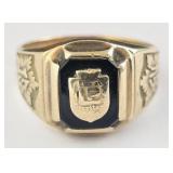 10k LaPorte IN Heritage H.S. Class Ring 1954 (9)