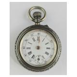 Swiss Made Open-Face Pocket Watch