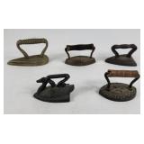 Mini Antique Cast Iron Pressing Irons (5)