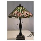 Tiffany-Style Leaded Glass Daffodil Table Lamp