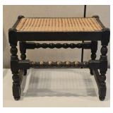 Jacobean Style Barley Twist Cane Seat Stool