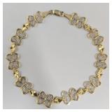 10k Gold Dainty Butterfly Bracelet