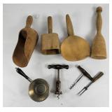 Metal & Wood Kitchen Tools (8)