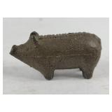 Antique Cast Iron 'Birmingham' Pig Figurine