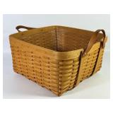 Longaberger Leather Handle Wash Day Basket