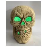 Oversized Transitional Lighted Halloween Skull