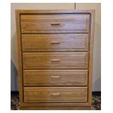 Stanley Furniture 5-Drawer Oak Dresser