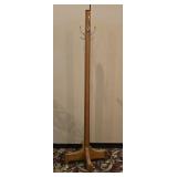 Mission Style Oak Coat Rack Hall Tree