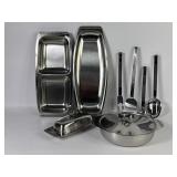 MCM West Bend Stainless Buffet Service Set NEW