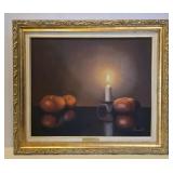 'Summer Eve Harvest' Painting Signed By Garnelli