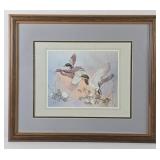 Flying Mallard Ducks Print By Anni Moller