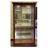 Home Meridian Slide Front Lighted Display Cabinet