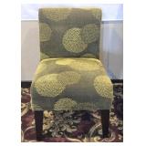 Deco Sunflower Fabric Slipper Chair