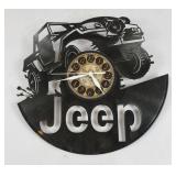 Jeep Vinyl Record Clock