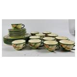 Vernonware Green Plaid Dinnerware Set (31)