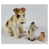 Norcrest Japan Ceramic Terrier Dog Figurines