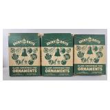 Shiny Brite Teal Christmas Ornaments