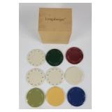 Longaberger Pottery Color Sample Trivets