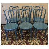 Jacob & Joseff Thonet Style Bentwood Chairs (6)