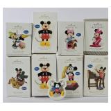 Hallmark Mickey & Minnie Christmas Ornaments (9)