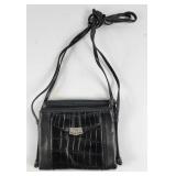 Brighton Black Leather Shoulder Bag Purse