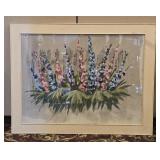 ï¿½Hyacinth By Fenceï¿½ Painting Signed By Jon Alan