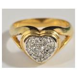 10k Diamond Heart Cluster Ring (8)