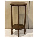 Rustic Custom Painted Wood Grain Plant Stand