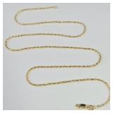14k Italian Two-Tone Link Necklace