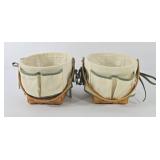 Longaberger Thank You Baskets w/ Garden Liners