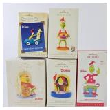 Hallmark Dr. Seuss Christmas Ornaments (5)