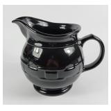 Longaberger Pottery Ebony Black Pitcher