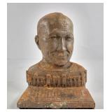 Notre Dame Knute Rockne Metal Doorstop