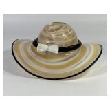 Murano-Style Millefiori Glass Bonnet Bowl