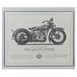 Harley-Davidson '1928 JDH Model' Motorcycle Print
