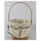 Large Longaberger Thank You Basket w/ Garden Liner