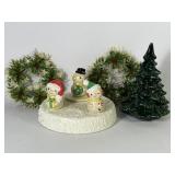 Atlantic Mold Ceramic Christmas Music Box, Tree +